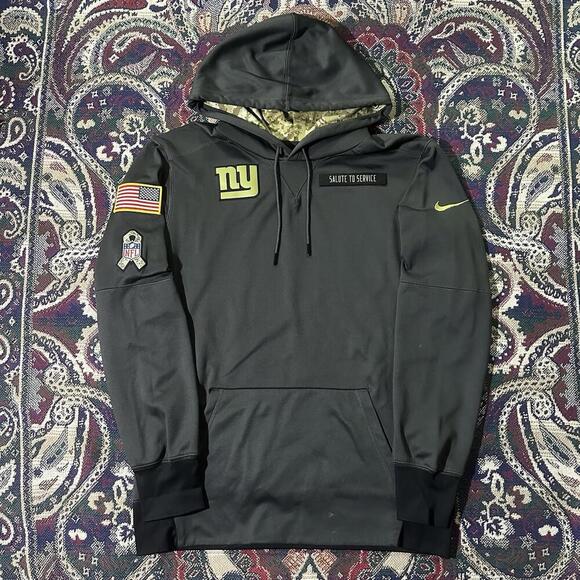 Nike On Field Salute to Service Hoodie NFL New York Giants Hoodie Men's Medium - Picture 1 of 9